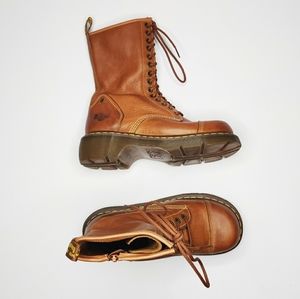 Dr. Martens Miranda Zip Up Lace Up Boots Sz 9